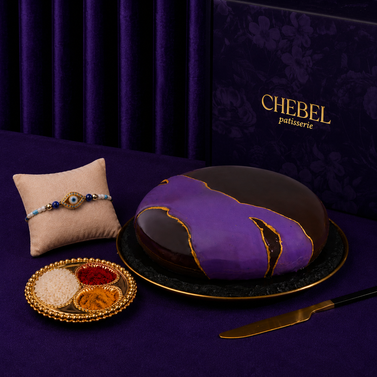 Dutch Chocolate Mousse Cake Rakhi Special