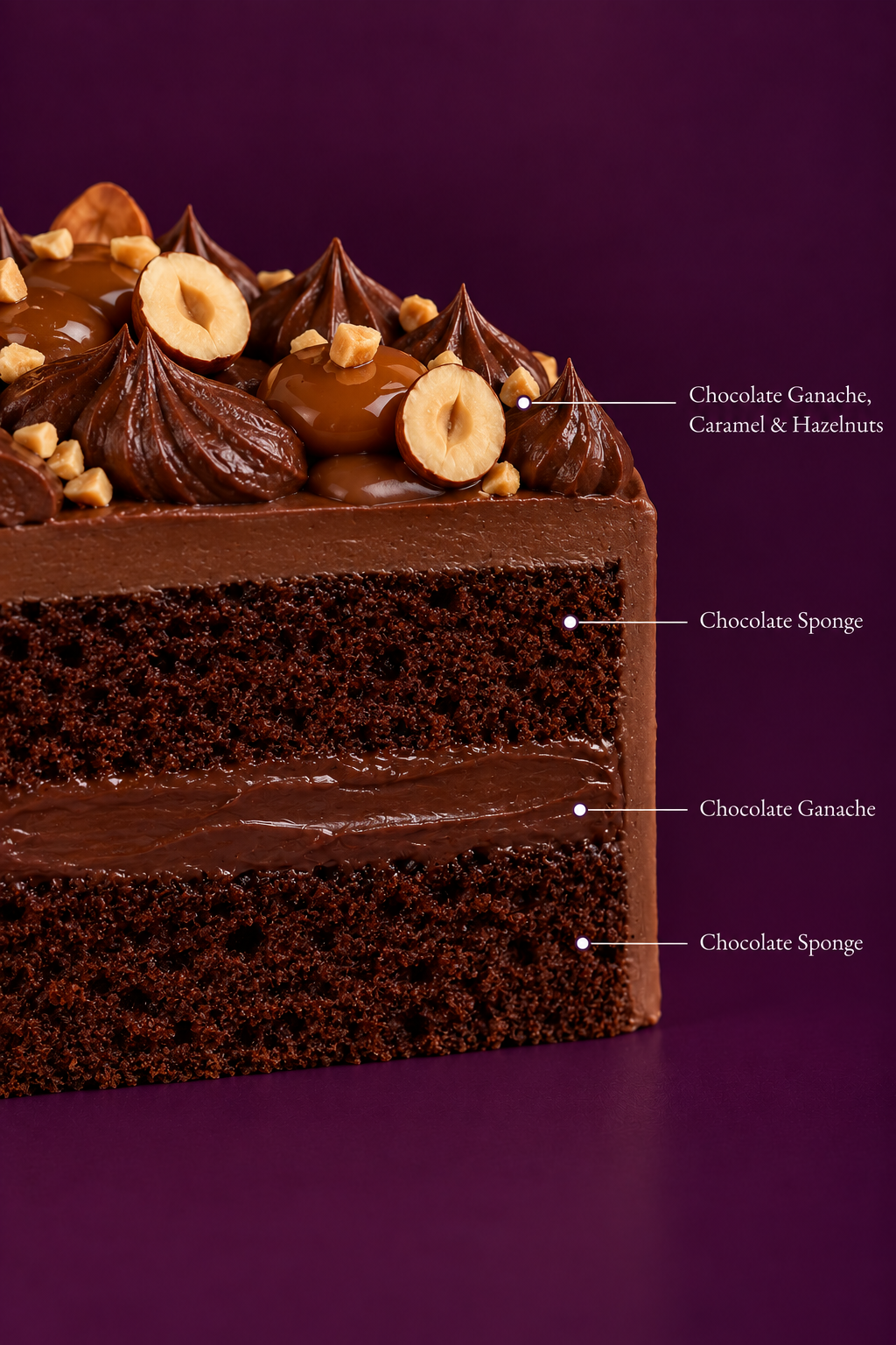 Belgian Chocolate Truffle Cake