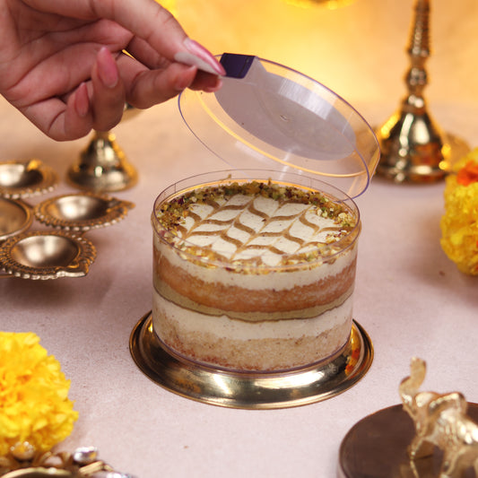 Pistachio Milk Cake (eggless)
