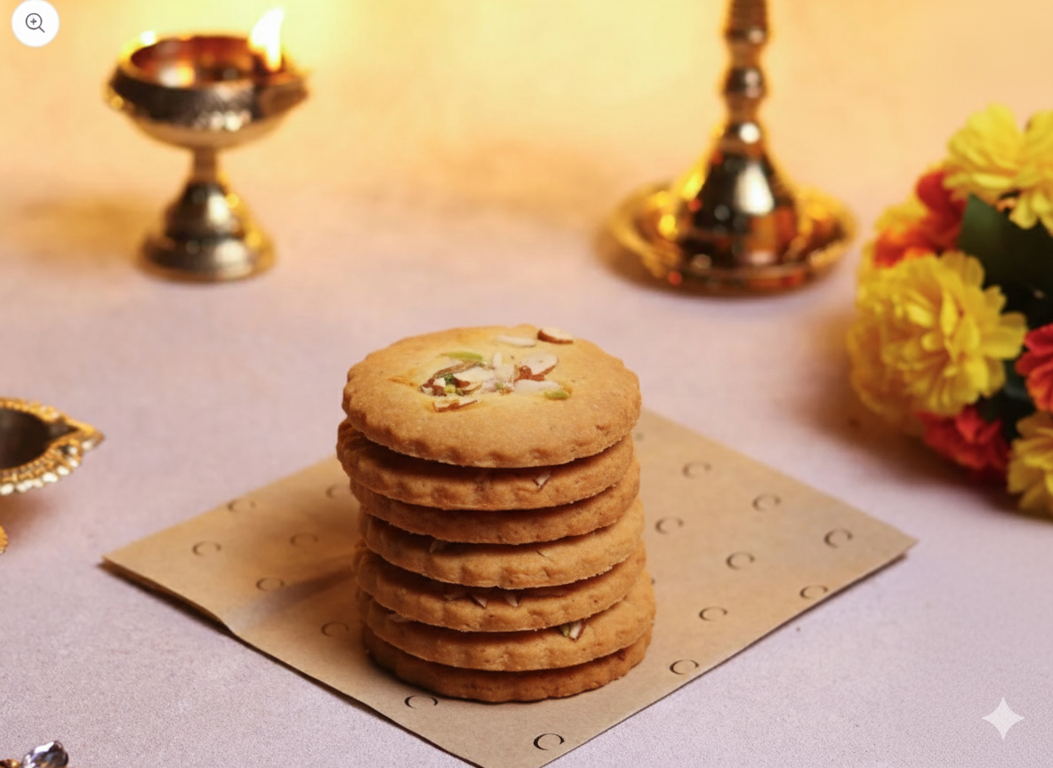 Besan Laddoo Cookies