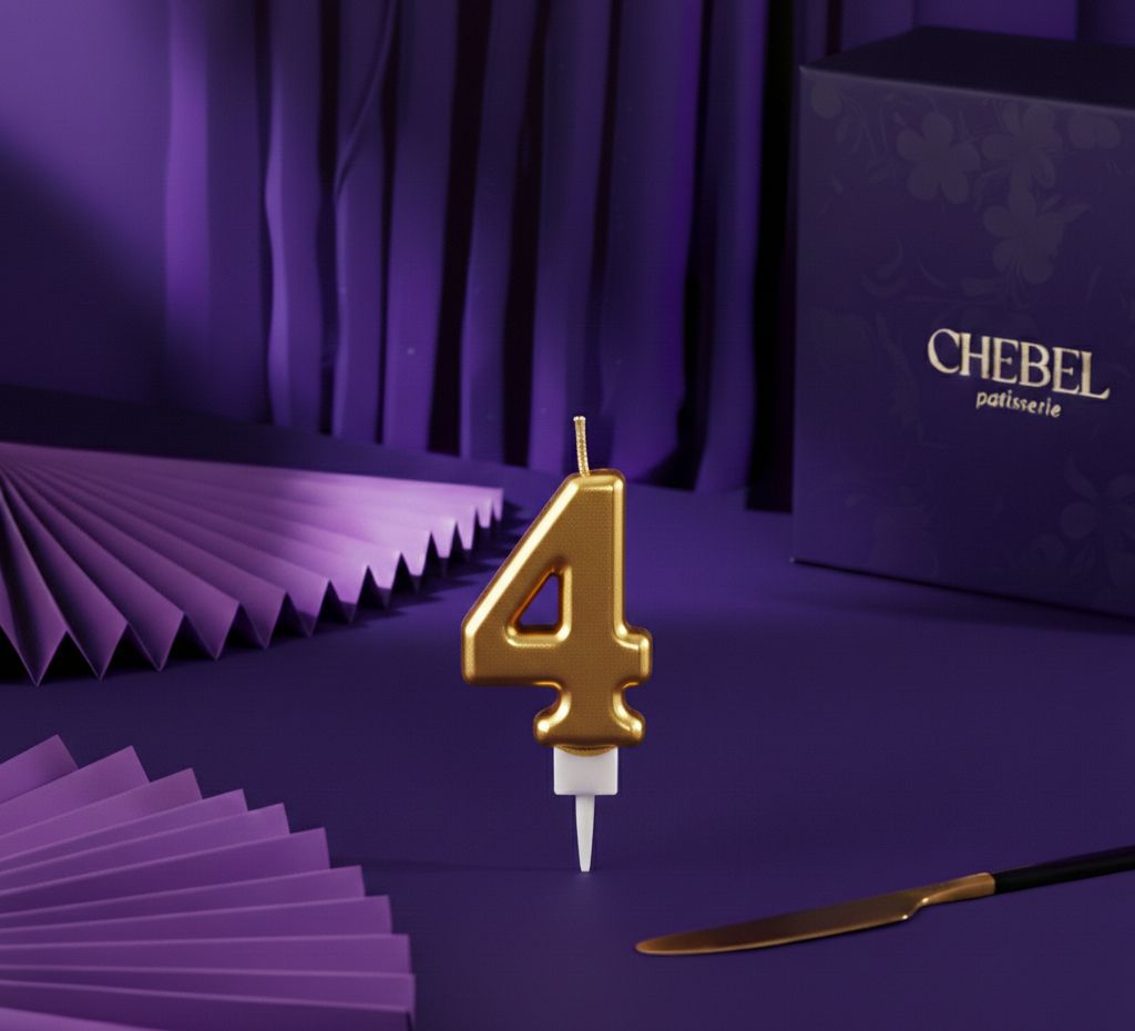 Candle - Number 4
