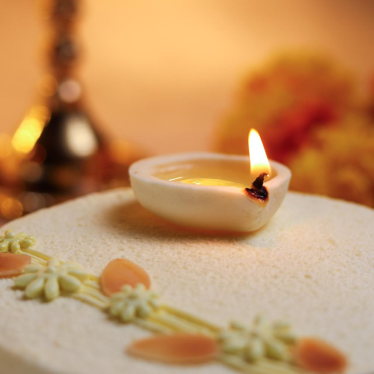 Diwali Special Saffron Rabdi and Dry Fruit Cake (eggless)