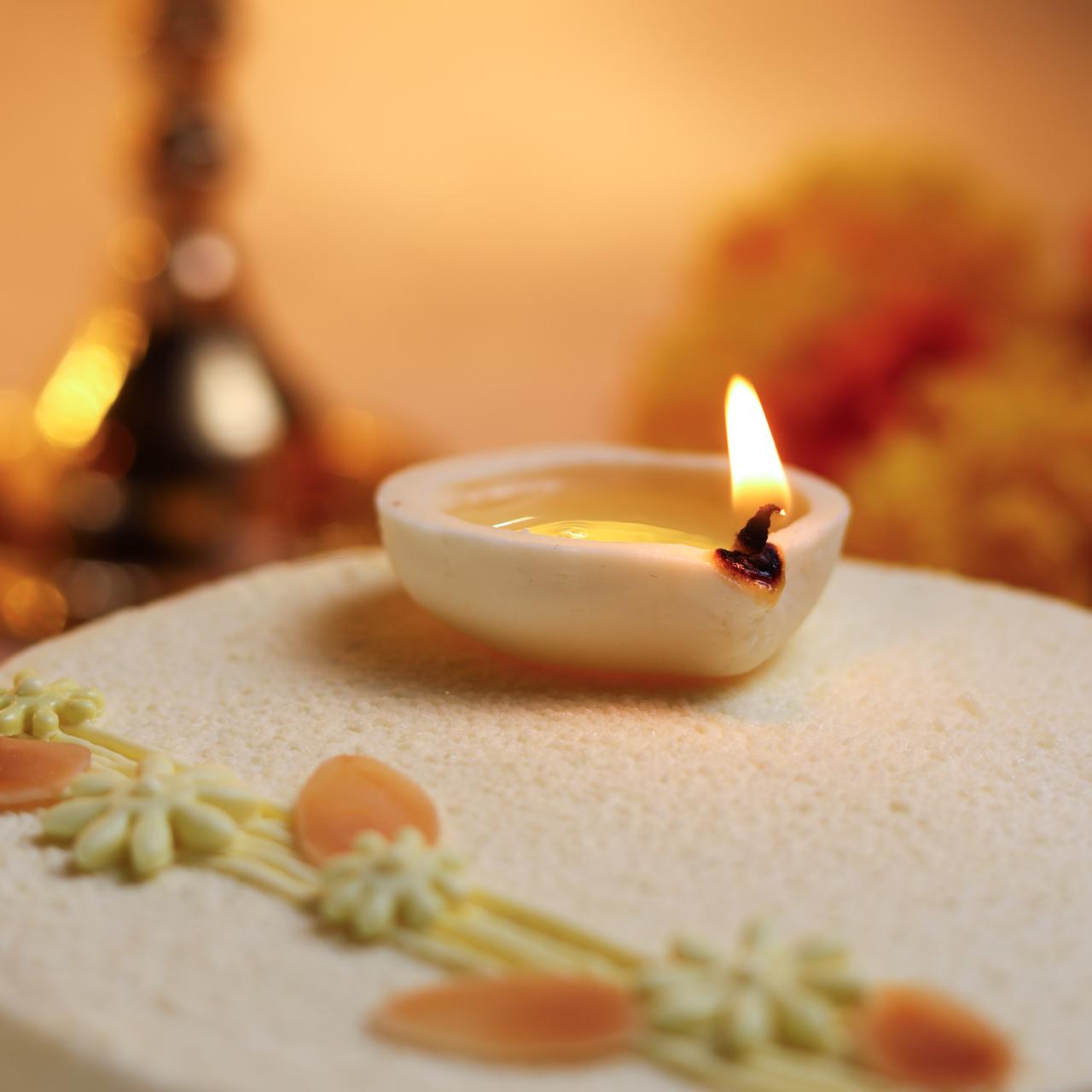 Diwali Special Saffron Rabdi and Dry Fruit Cake (eggless)