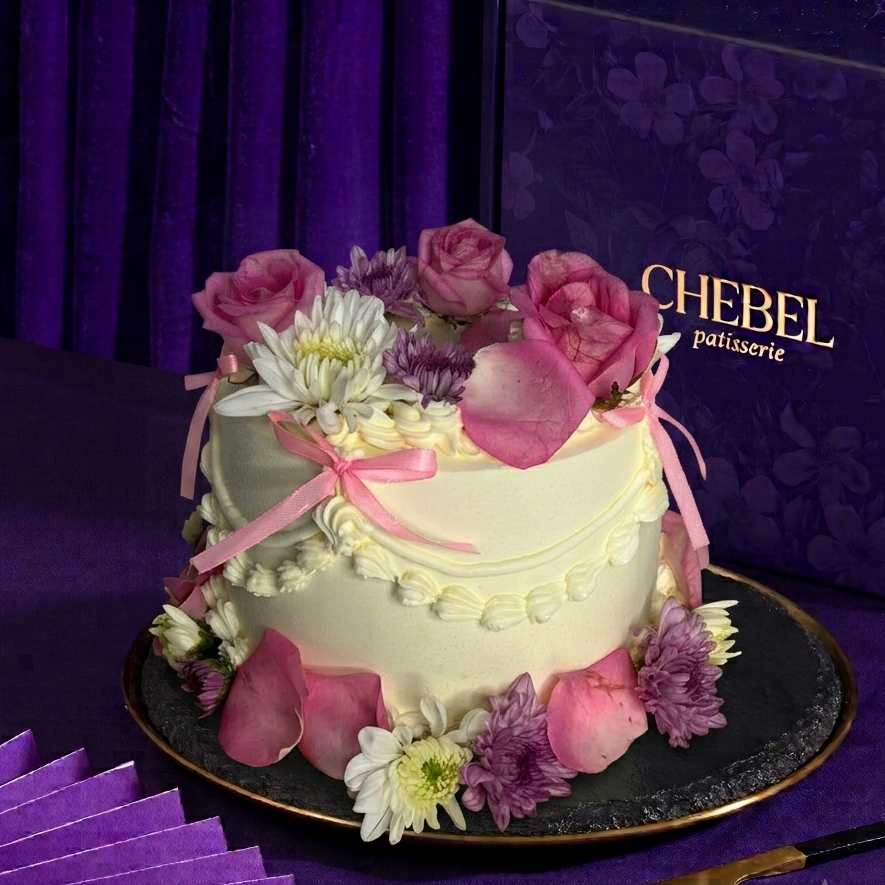 Fresh Flower Cake