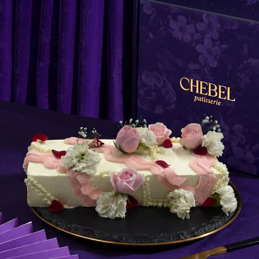 Pink Rose Cake
