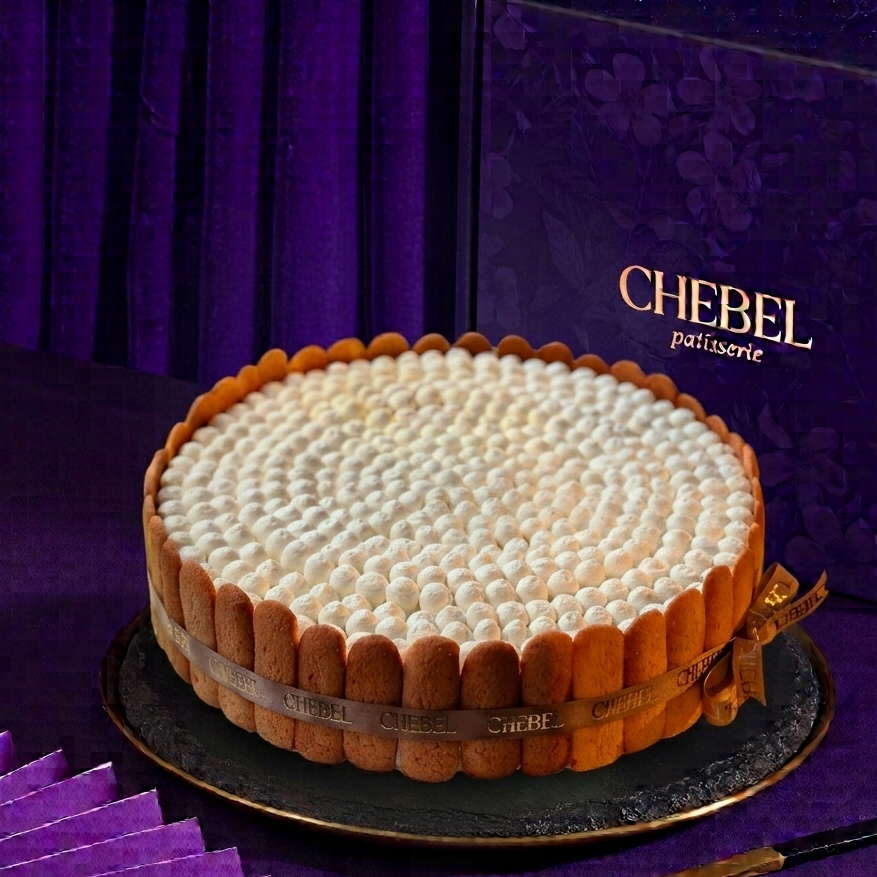 Tiramisu Charlotte Cake