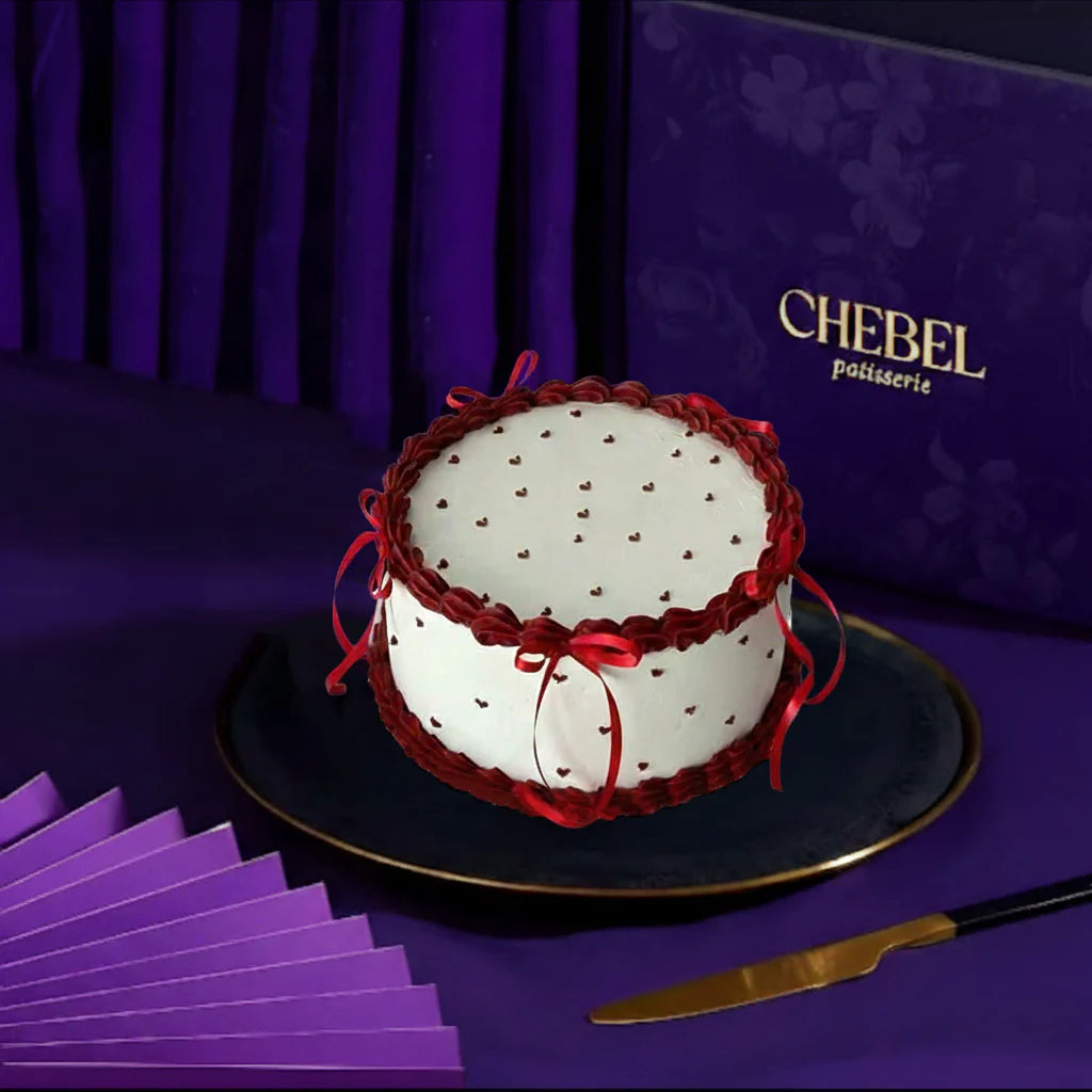 Victorian Heart Cake